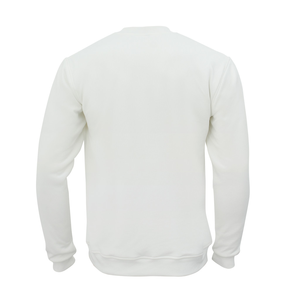 Whitedot Off White V Neck Full Sleeves Cricket Jumper